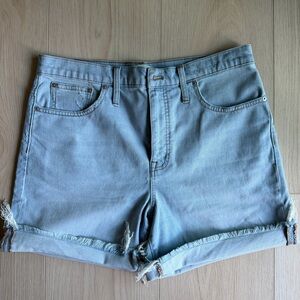 Madewell High-Rise Mid-Length Jean Shorts